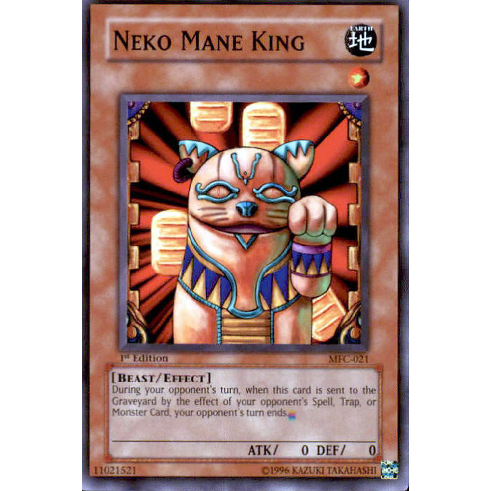 Neko Mane King MFC-021 Yu-Gi-Oh! Card from the Magician's Force Set