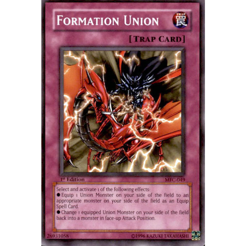 Formation Union MFC-049 Yu-Gi-Oh! Card from the Magician's Force Set