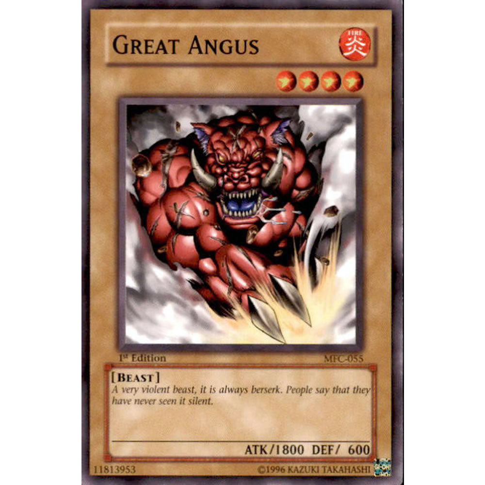 Great Angus MFC-055 Yu-Gi-Oh! Card from the Magician's Force Set