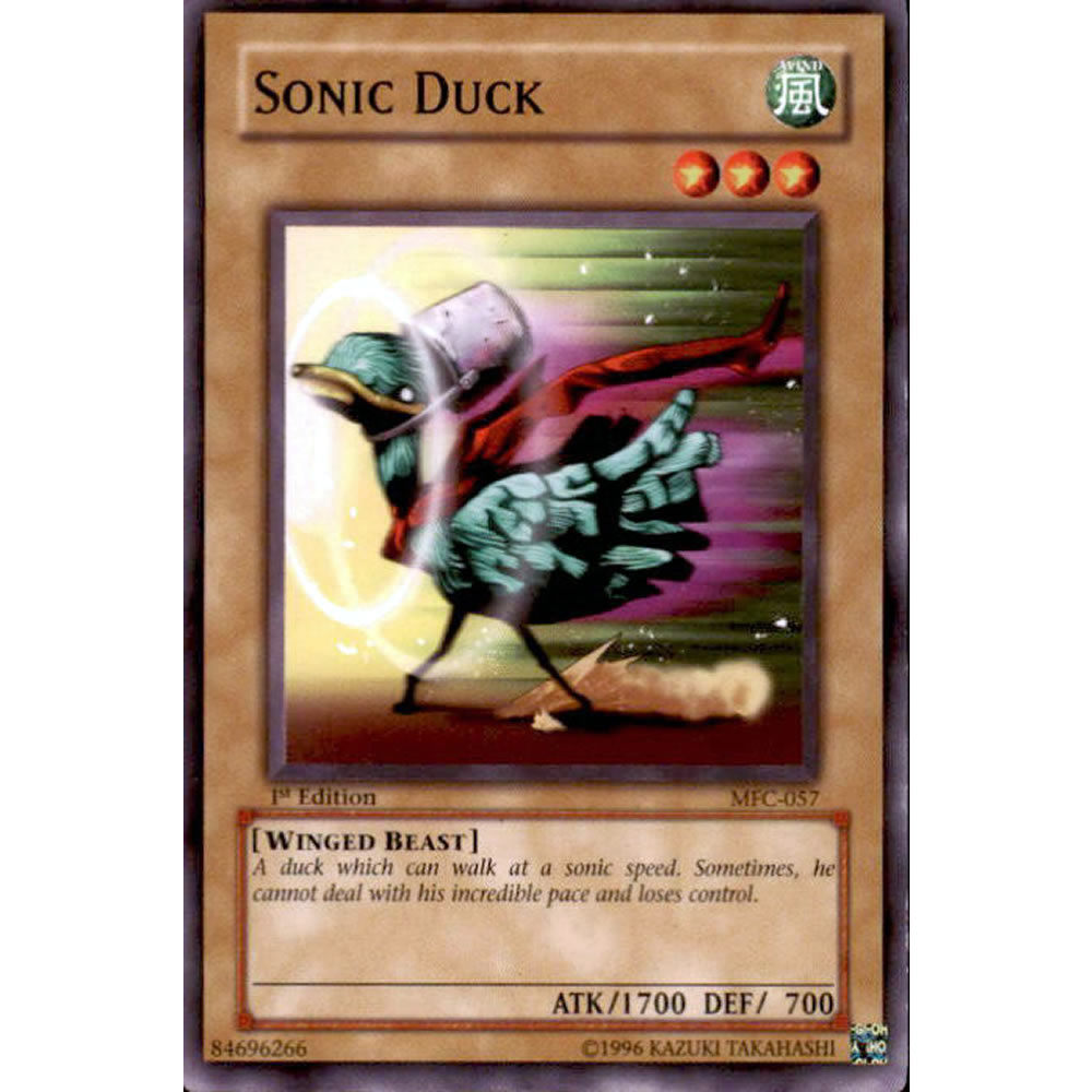 Sonic Duck MFC-057 Yu-Gi-Oh! Card from the Magician's Force Set