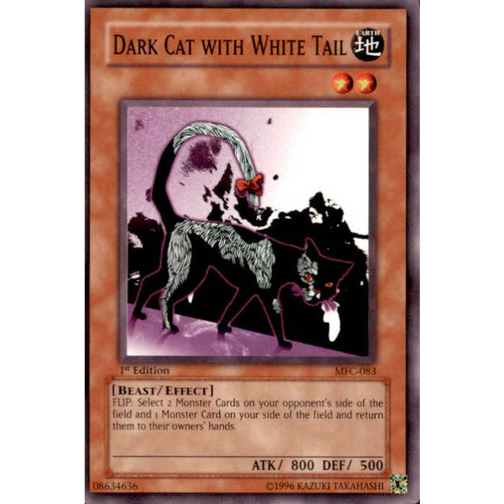 Dark Cat with White Tail MFC-083 Yu-Gi-Oh! Card from the Magician's Force Set