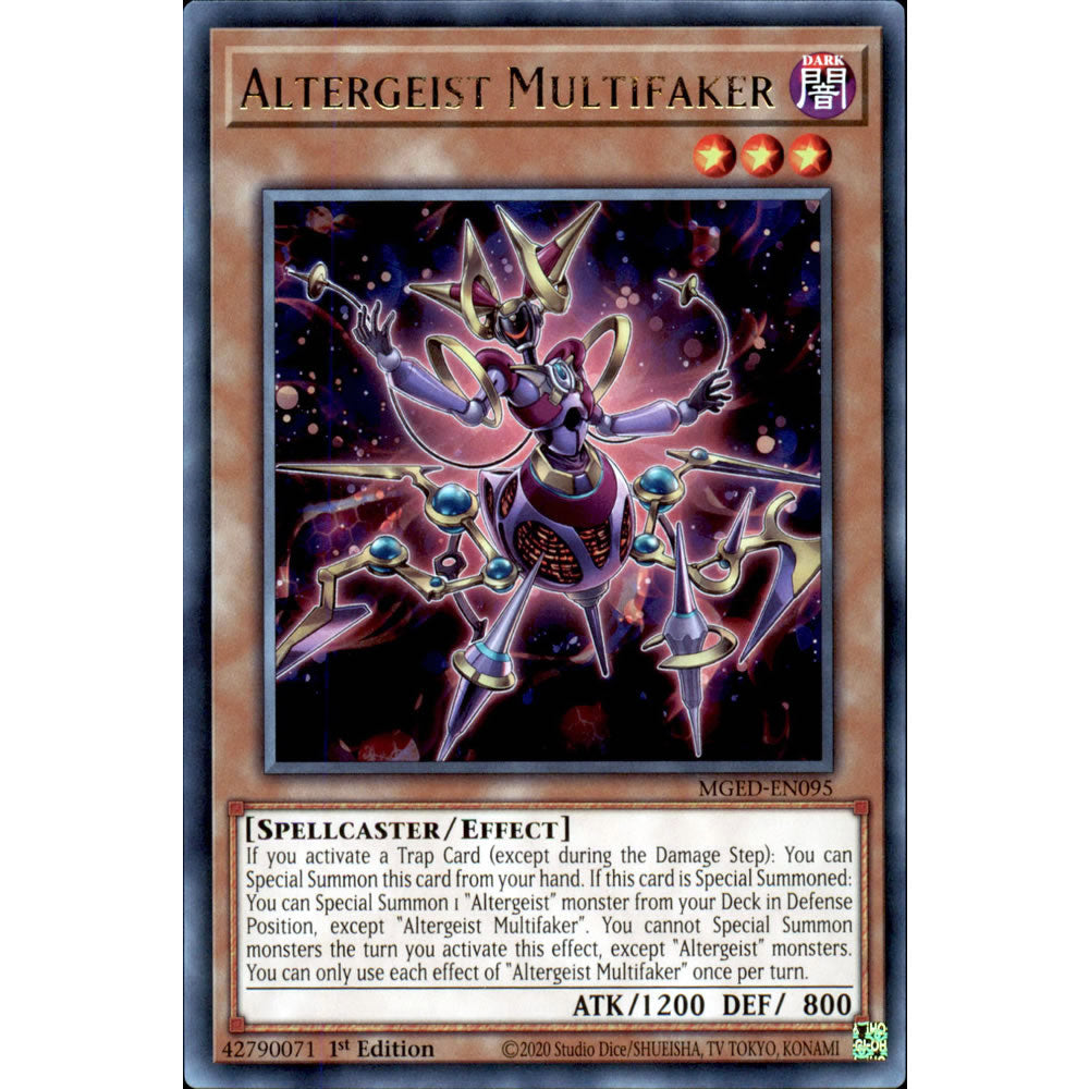 Altergeist Multifaker MGED-EN095 Yu-Gi-Oh! Card from the Maximum Gold: El Dorado Set