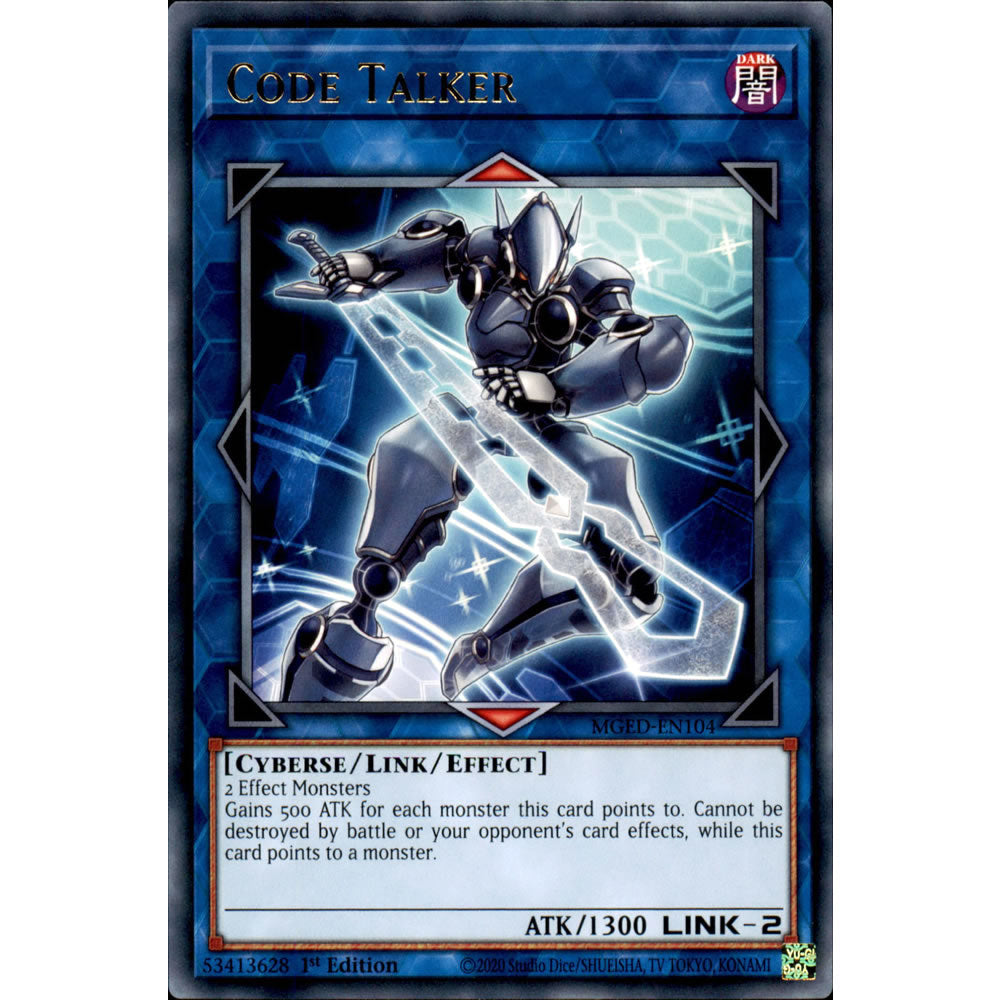 Code Talker MGED-EN104 Yu-Gi-Oh! Card from the Maximum Gold: El Dorado Set