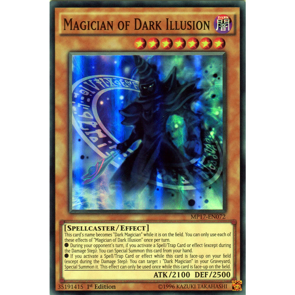 Magician of Dark Illusion MP17-EN072 Yu-Gi-Oh! Card from the Mega Tin 2017 Mega Pack Set
