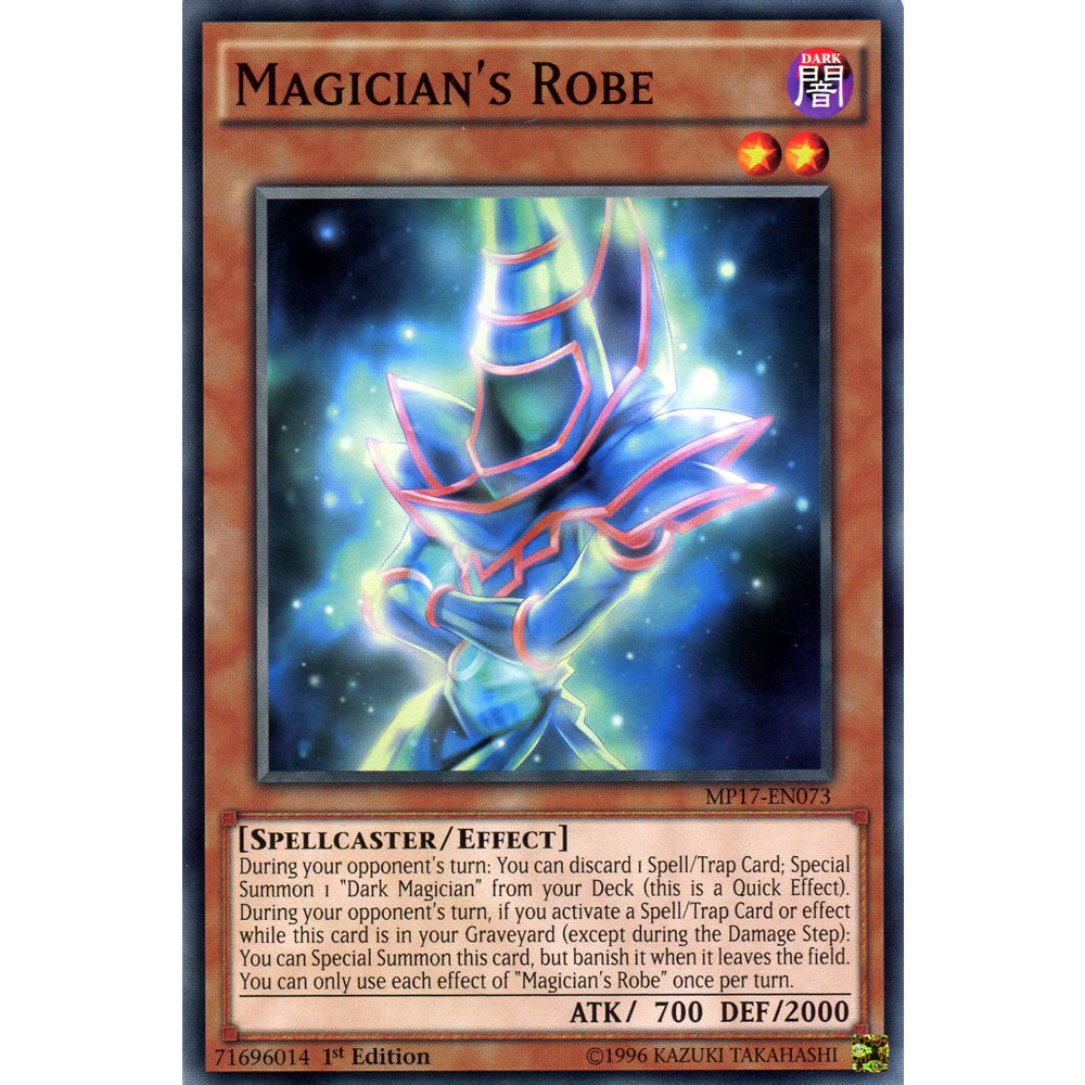 Magician's Robe MP17-EN073 Yu-Gi-Oh! Card from the Mega Tin 2017 Mega Pack Set
