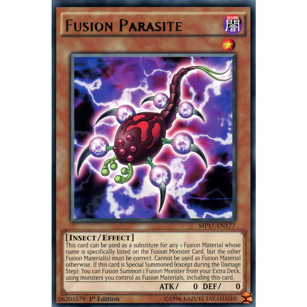 yugioh parasite deck Fusion Parasite MP17-EN177 Yu-Gi-Oh! Card