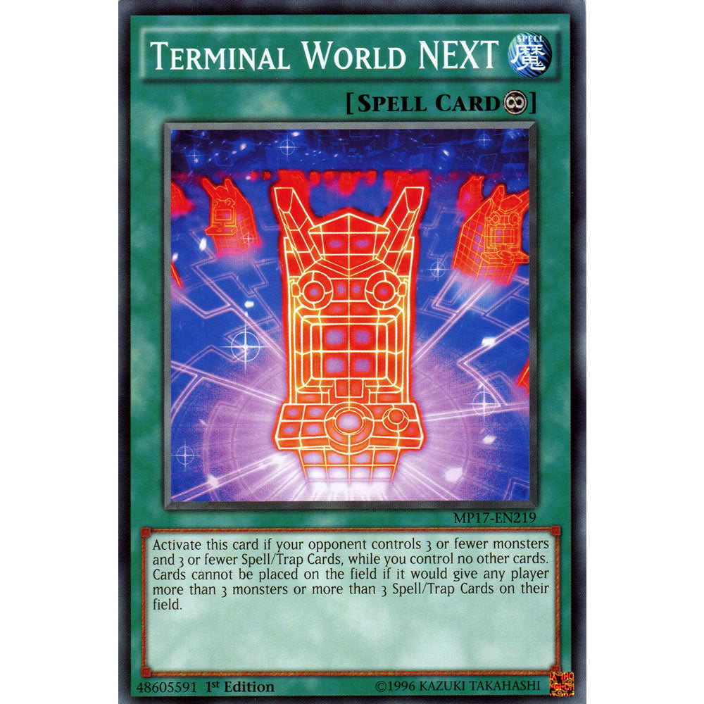 Terminal World NEXT MP17-EN219 Yu-Gi-Oh! Card from the Mega Tin 2017 Mega Pack Set