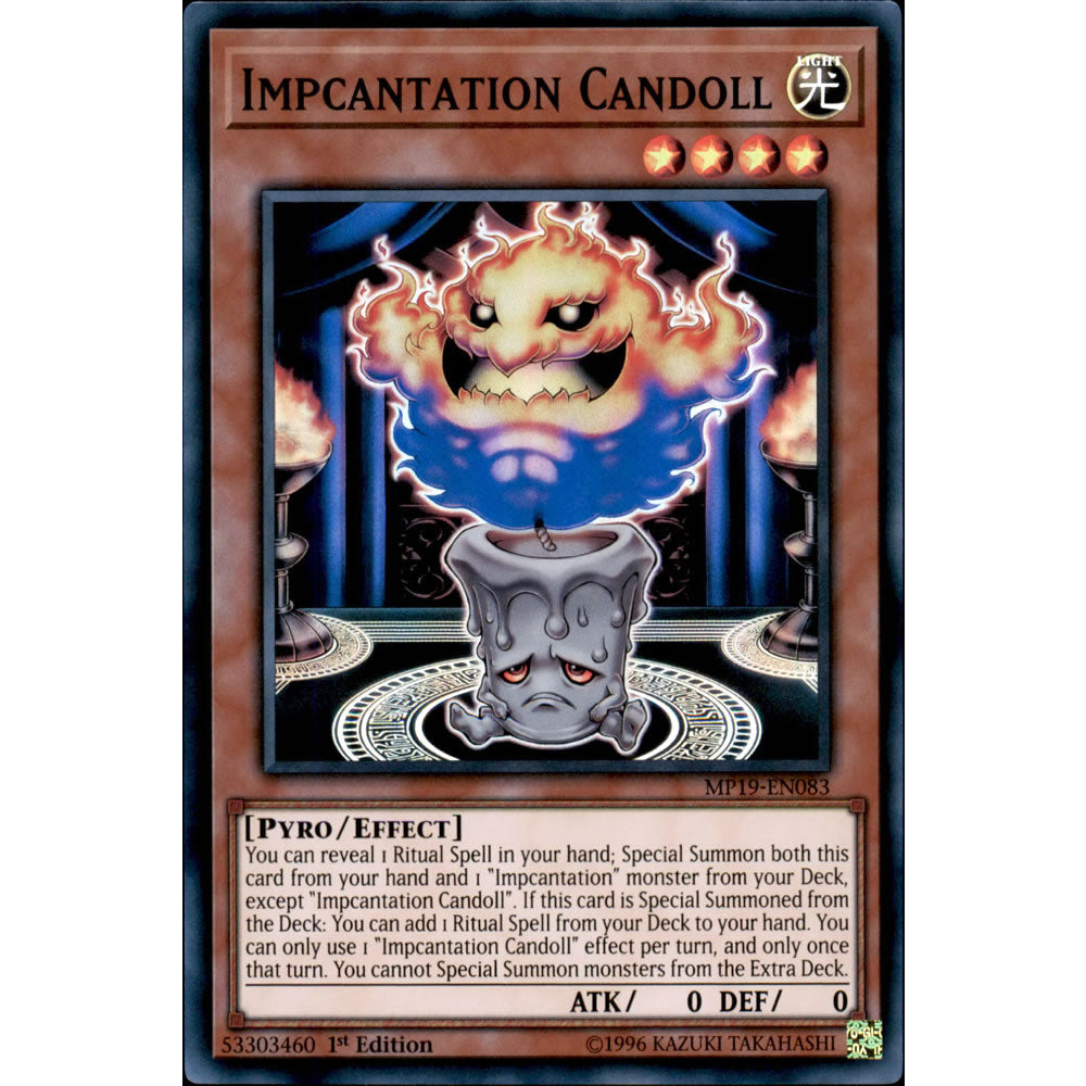 Impcantation Candoll MP19-EN083 Yu-Gi-Oh! Card from the Mega Tin 2019 Mega Pack Set