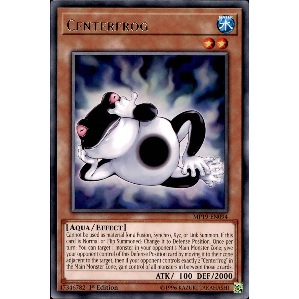 Centerfrog MP19-EN094 Yu-Gi-Oh! Card from the Mega Tin 2019 Mega Pack Set