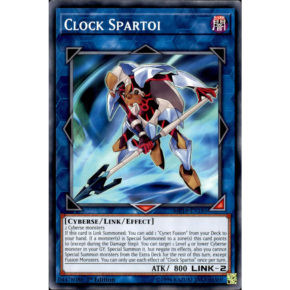 Clock Spartoi MP19-EN185 Yu-Gi-Oh! Card from the Mega Tin 2019 Mega Pack Set