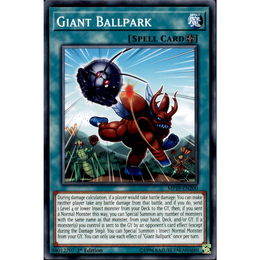 Giant Ballpark MP19-EN200 Yu-Gi-Oh! Card from the Mega Tin 2019 Mega Pack Set