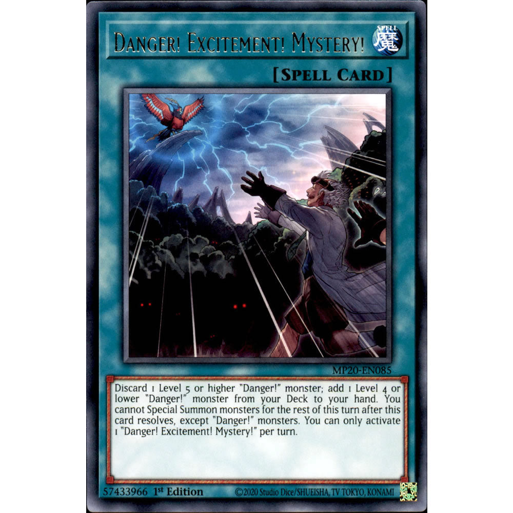 Danger! Excitement! Mystery! MP20-EN085 Yu-Gi-Oh! Card from the Mega Tin 2020 Mega Pack Set