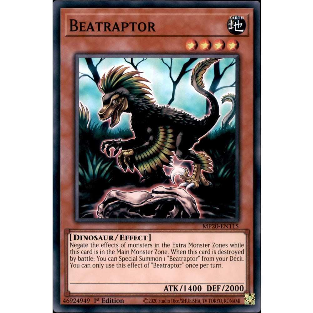 Beatraptor MP20-EN115 Yu-Gi-Oh! Card from the Mega Tin 2020 Mega Pack Set