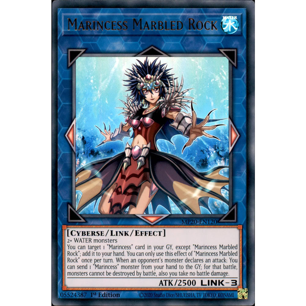 Marincess Marbled Rock MP20-EN120 Yu-Gi-Oh! Card from the Mega Tin 2020 Mega Pack Set