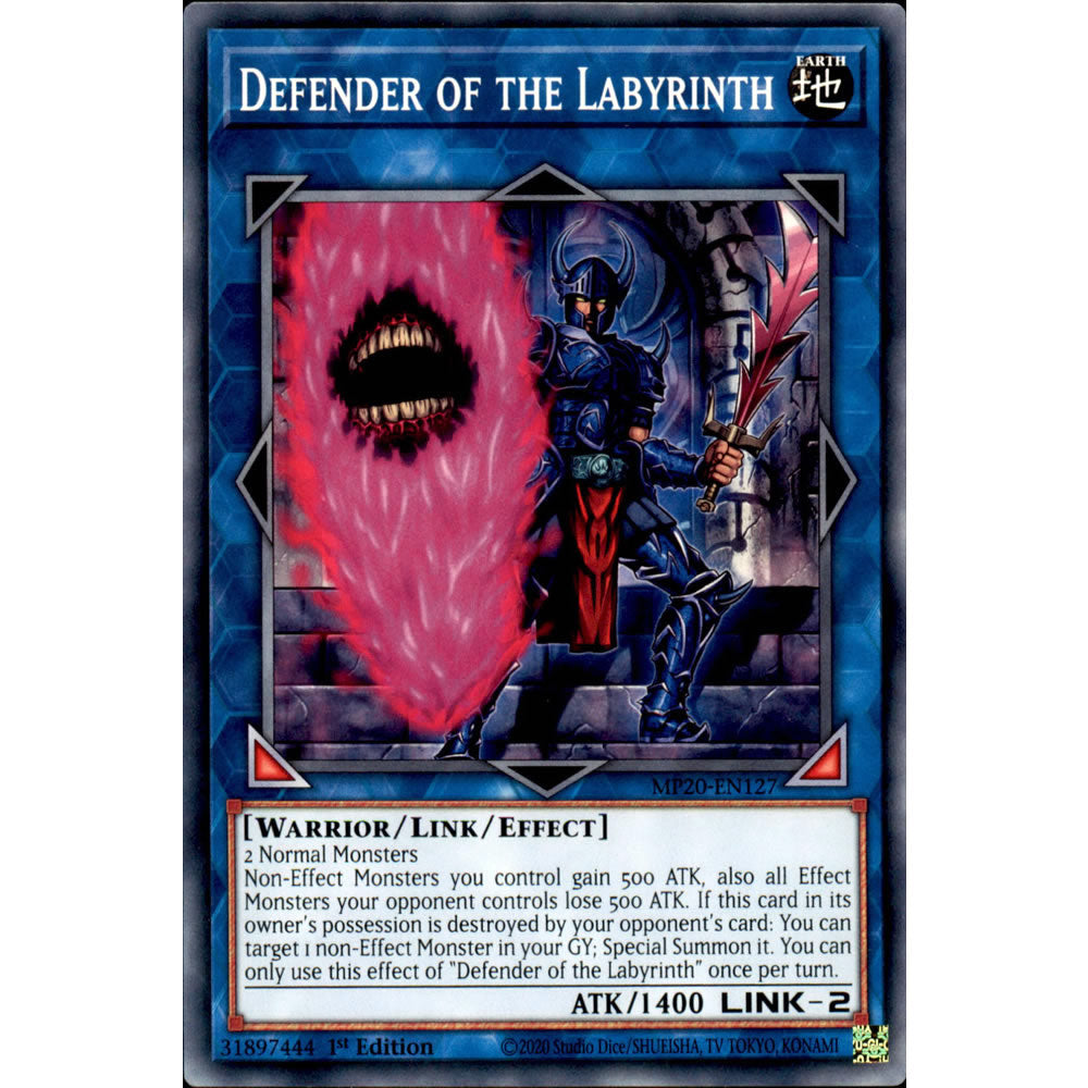Defender of the Labyrinth MP20-EN127 Yu-Gi-Oh! Card from the Mega Tin 2020 Mega Pack Set