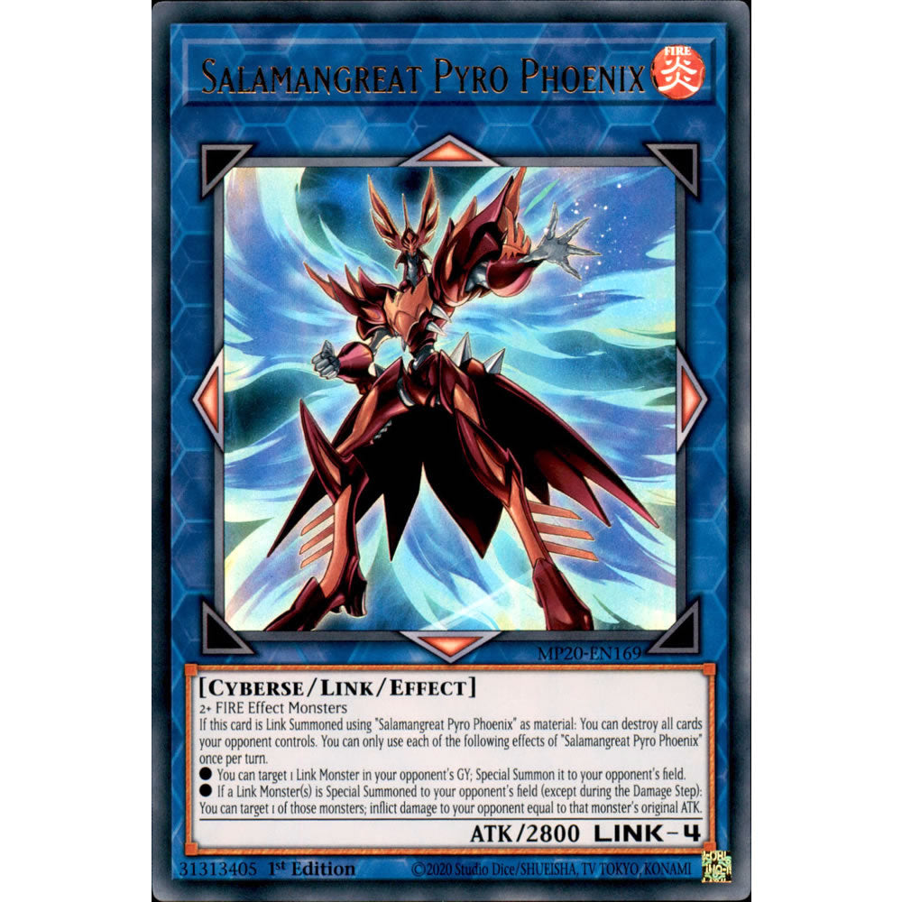 Salamangreat Pyro Phoenix MP20-EN169 Yu-Gi-Oh! Card from the Mega Tin 2020 Mega Pack Set