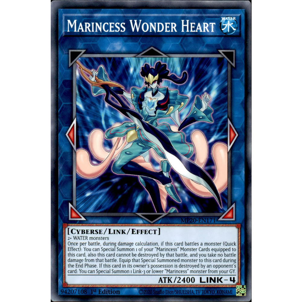 Marincess Wonder Heart MP20-EN171 Yu-Gi-Oh! Card from the Mega Tin 2020 Mega Pack Set