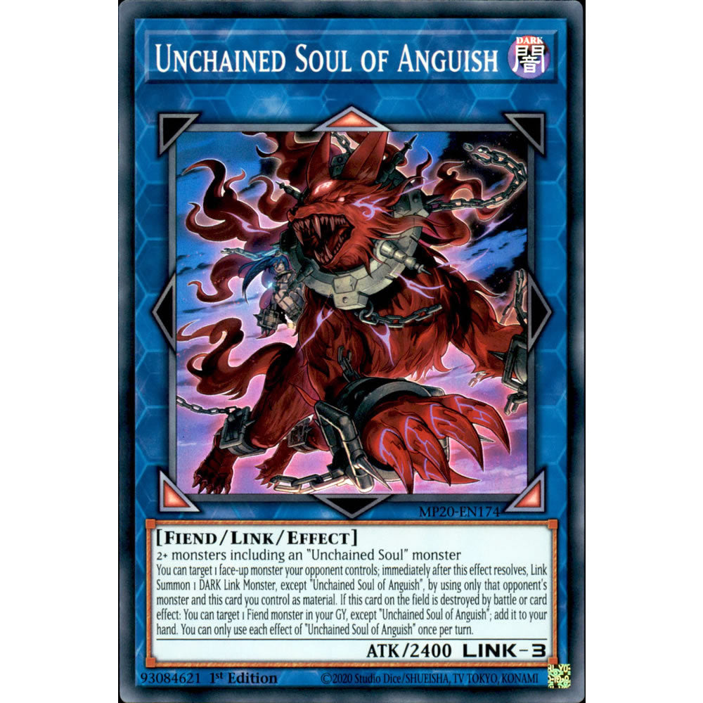 Unchained Soul of Anguish MP20-EN174 Yu-Gi-Oh! Card from the Mega Tin 2020 Mega Pack Set