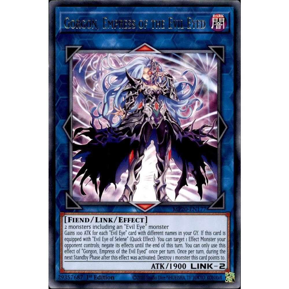 Gorgon, Empress of the Evil Eyed MP20-EN177 Yu-Gi-Oh! Card from the Mega Tin 2020 Mega Pack Set