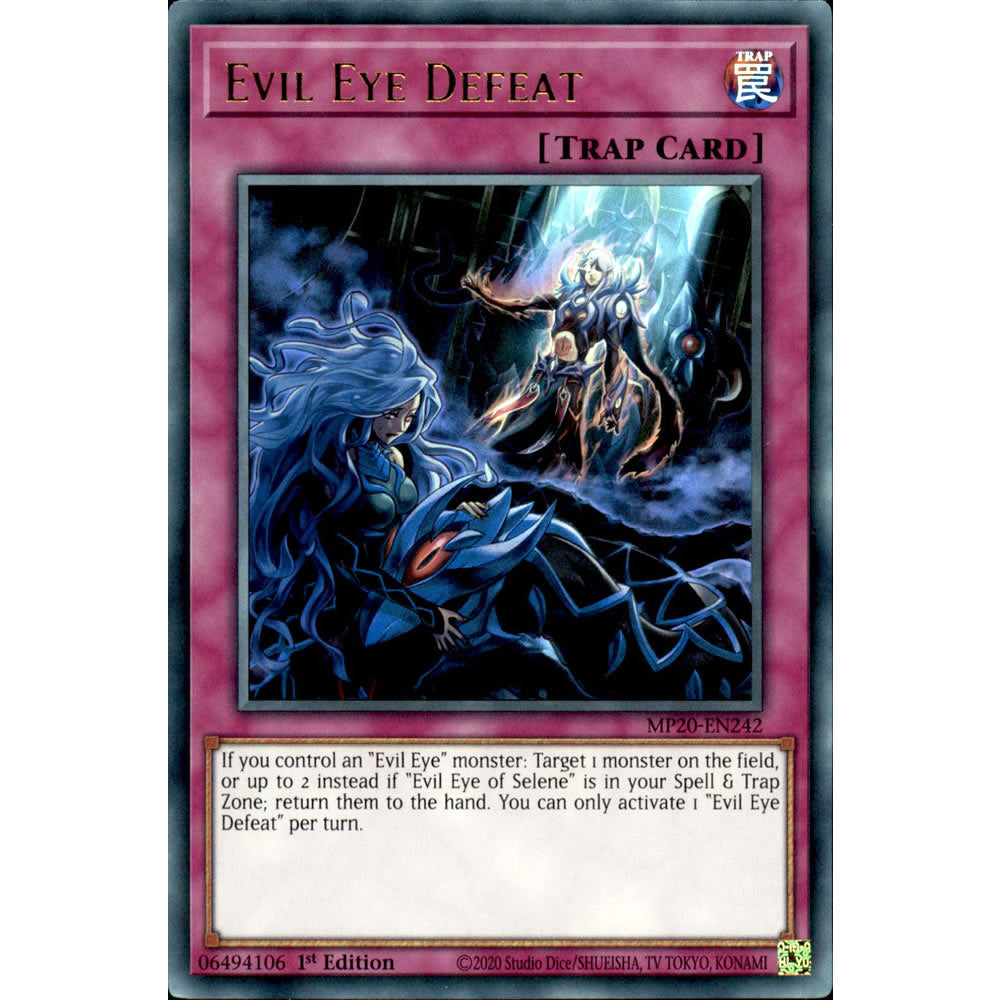 Evil Eye Defeat MP20-EN242 Yu-Gi-Oh! Card from the Mega Tin 2020 Mega Pack Set