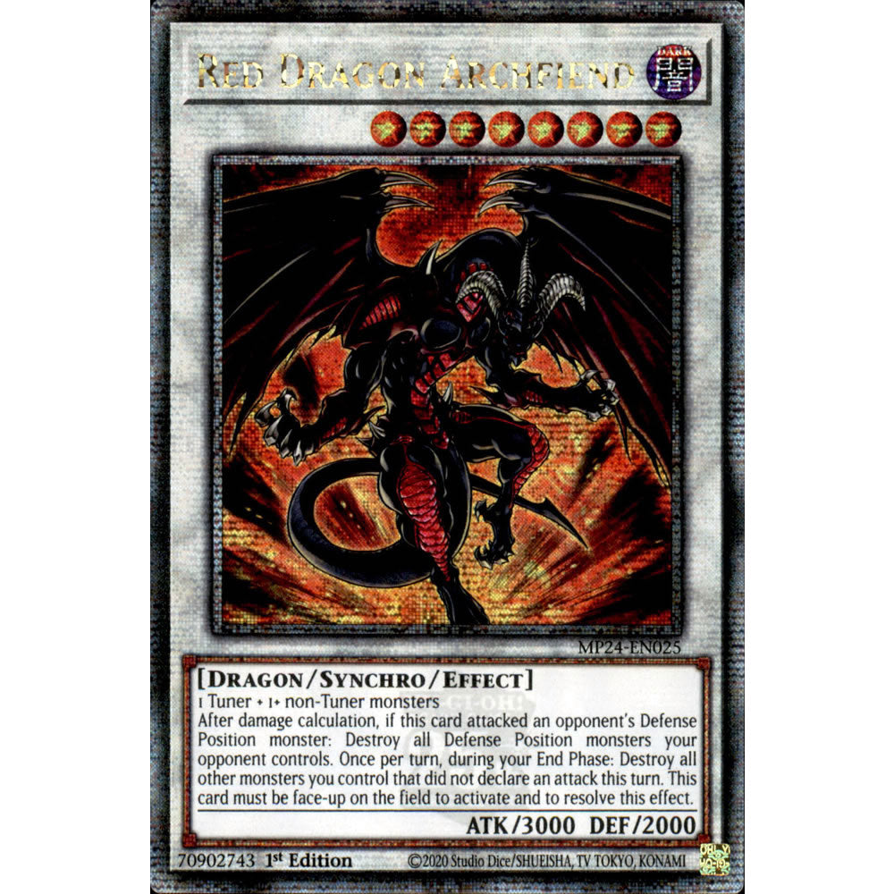 Red Dragon Archfiend MP24-EN025 Yu-Gi-Oh! Card Red Dragon Archfiend MP24-EN025 Yu-Gi-Oh! Card