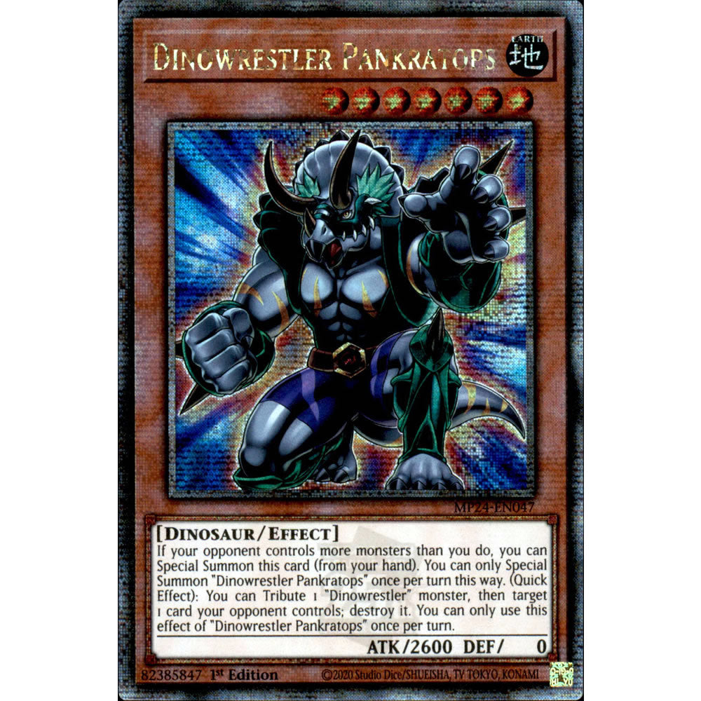 Dinowrestler Pankratops MP24-EN047 Yu-Gi-Oh! Card Dinowrestler Pankratops MP24-EN047 Yu-Gi-Oh! Card