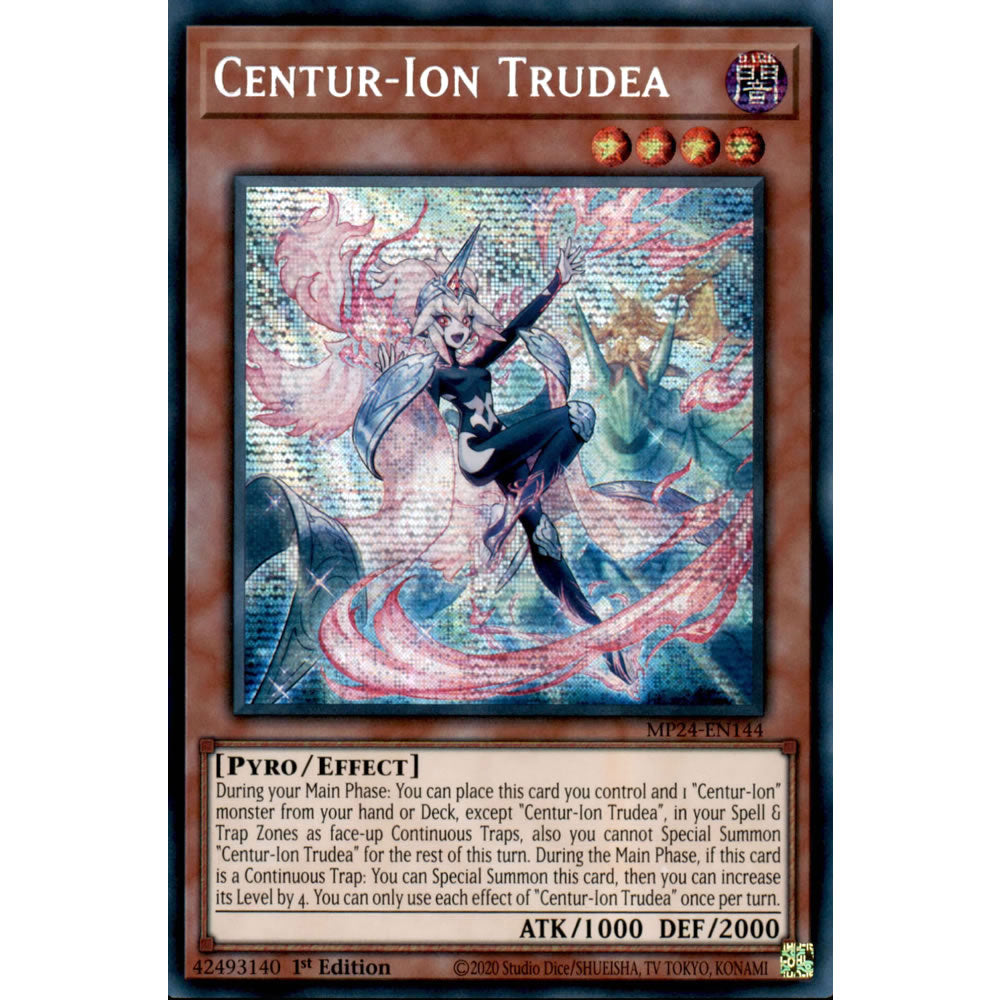 Centur-Ion Trudea MP24-EN144 Yu-Gi-Oh! Card from the Mega Tin 2024 Mega Pack Set