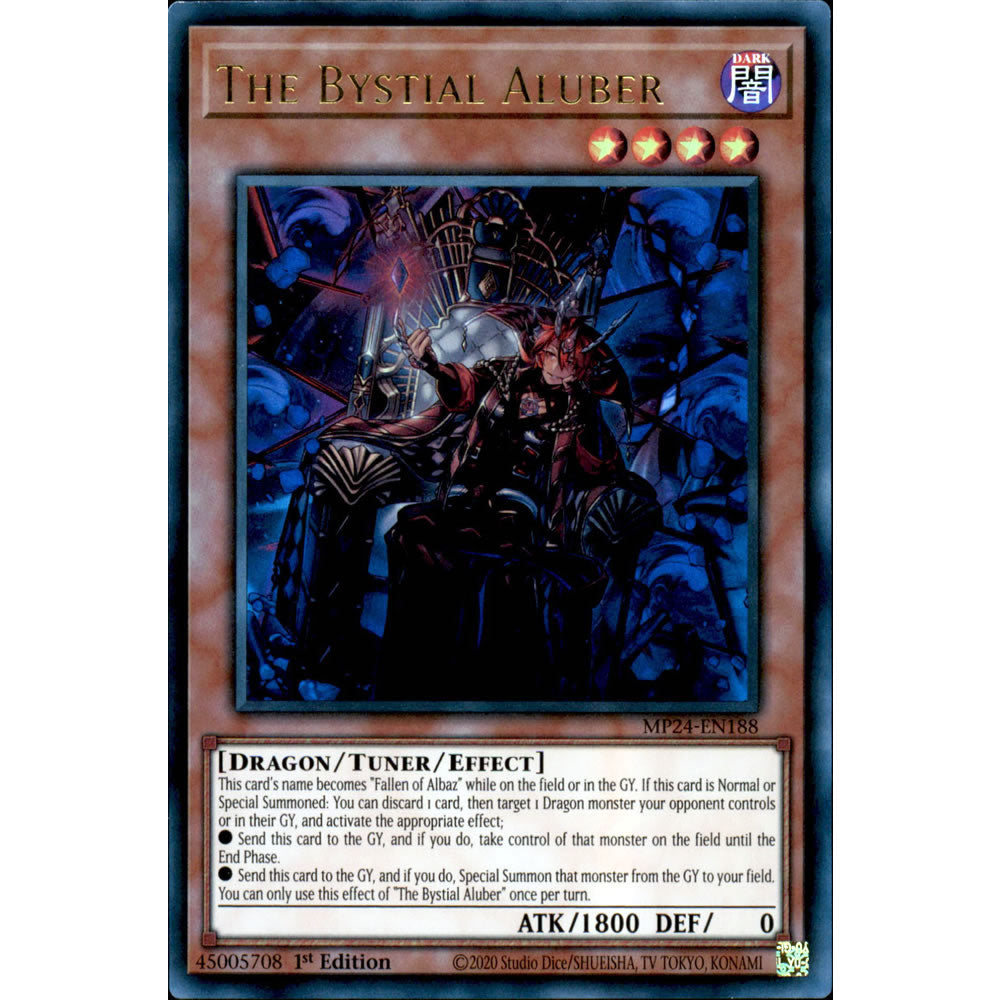 The Bystial Aluber MP24-EN188 Yu-Gi-Oh! Card The Bystial Aluber MP24-EN188 Yu-Gi-Oh! Card