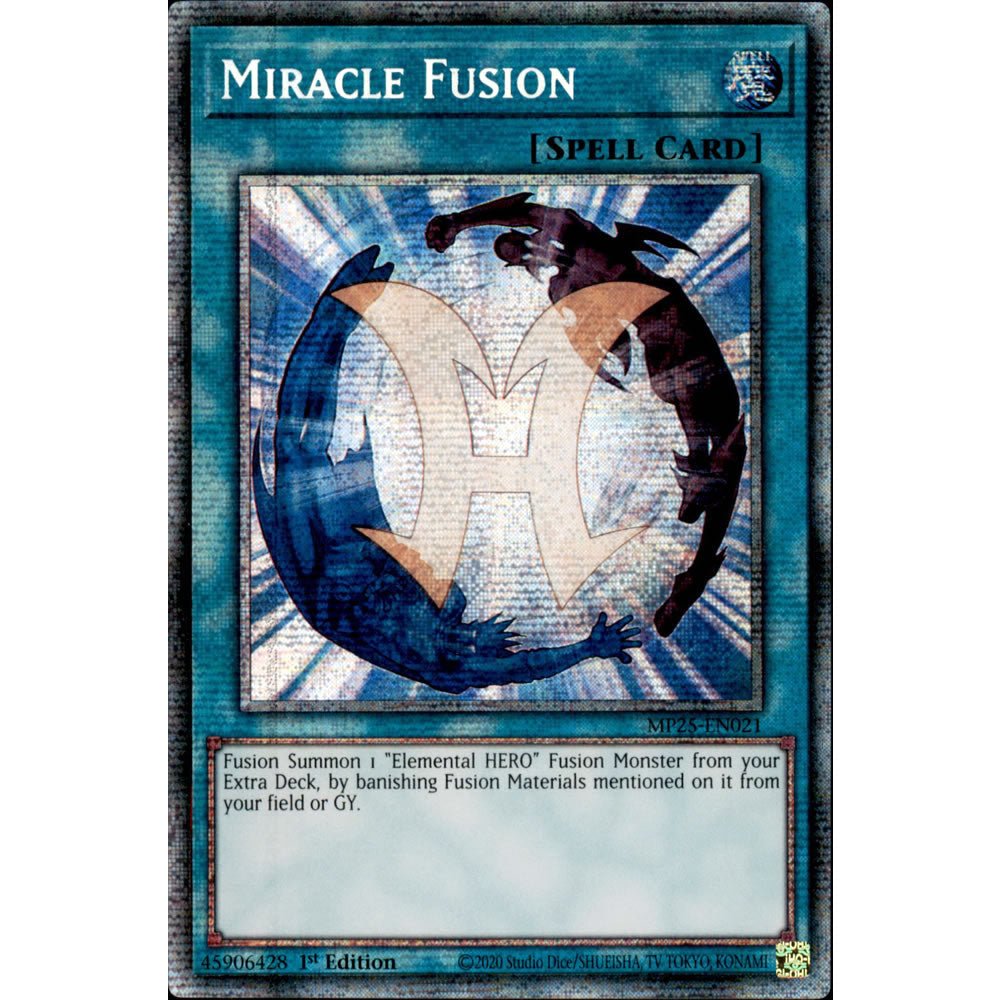 Miracle Fusion MP25-EN021 Yu-Gi-Oh! Card from the Mega Tin 2025 Mega Pack Set