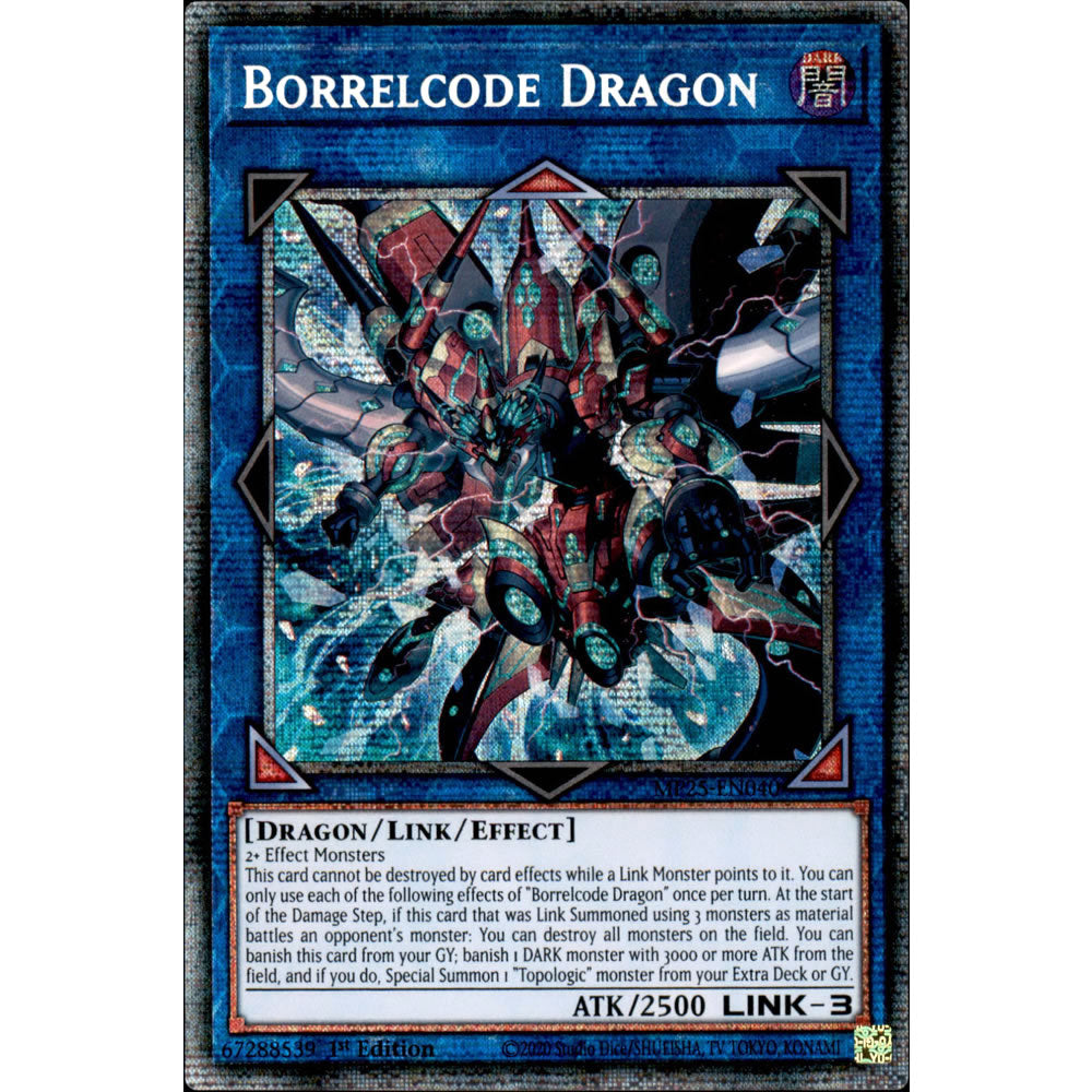 Borrelcode Dragon MP25-EN040 Yu-Gi-Oh! Card from the Mega Tin 2025 Mega Pack Set