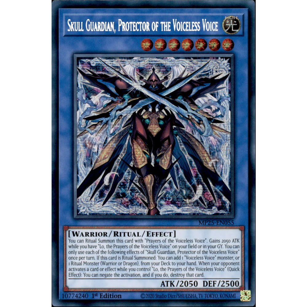 Skull Guardian, Protector of the Voiceless Voice MP25-EN055 Yu-Gi-Oh! Card from the Mega Tin 2025 Mega Pack Set