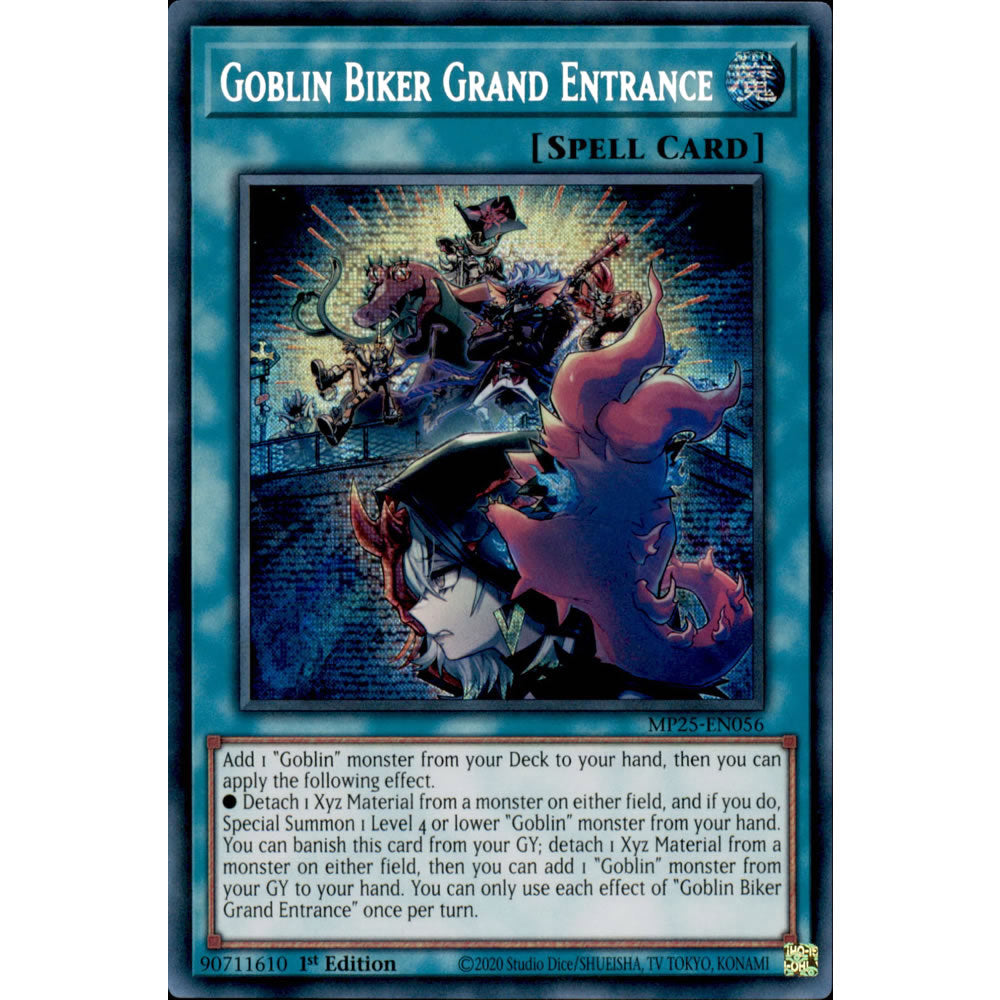 Goblin Biker Grand Entrance MP25-EN056 Yu-Gi-Oh! Card from the Mega Tin 2025 Mega Pack Set