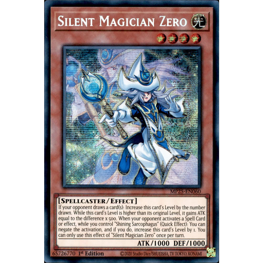 Silent Magician Zero MP25-EN060 Yu-Gi-Oh! Card from the Mega Tin 2025 Mega Pack Set