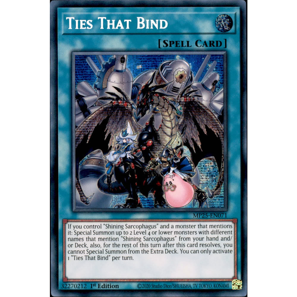 Ties That Bind MP25-EN071 Yu-Gi-Oh! Card from the Mega Tin 2025 Mega Pack Set