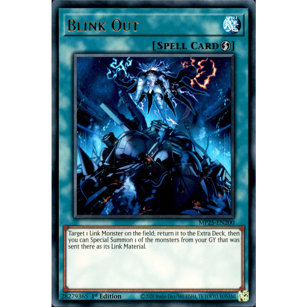 Blink Out MP25-EN200 Yu-Gi-Oh! Card from the Mega Tin 2025 Mega Pack Set