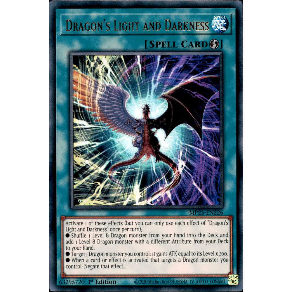 Dragon's Light and Darkness MP25-EN226 Yu-Gi-Oh! Card from the Mega Tin 2025 Mega Pack Set