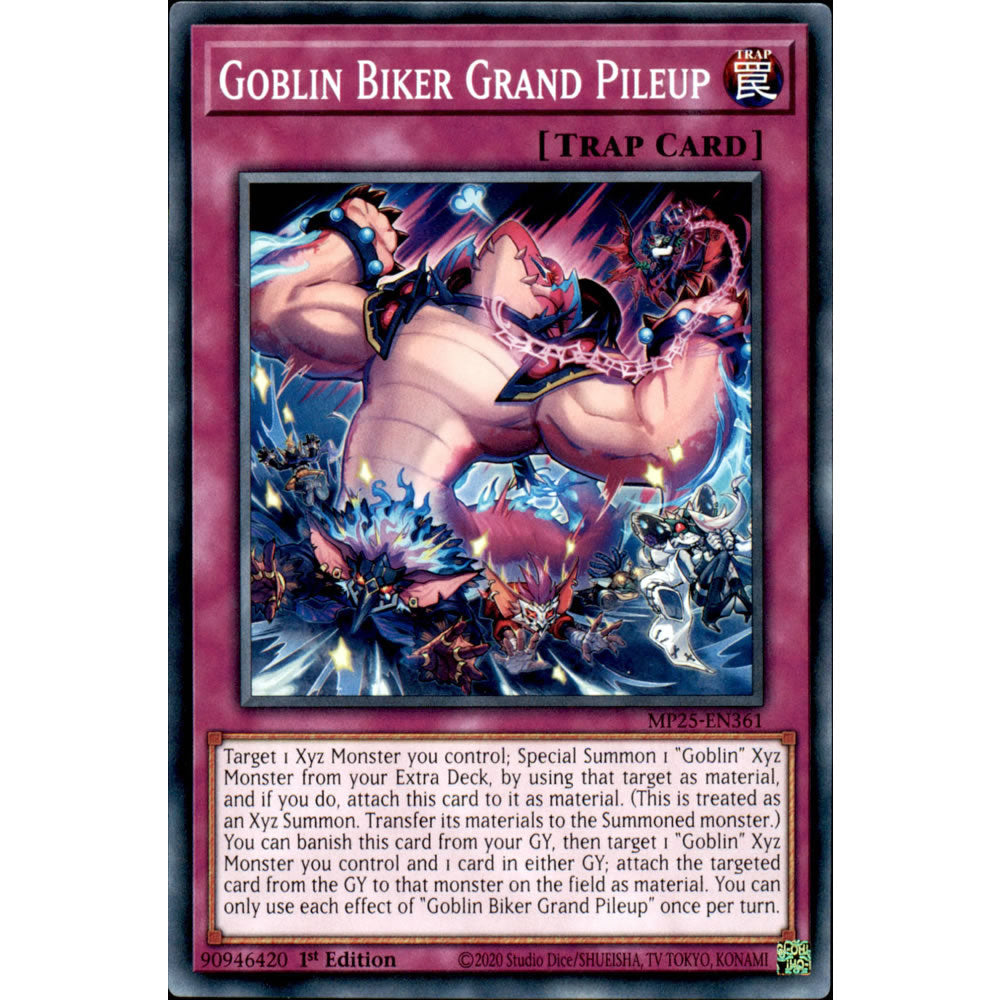 Goblin Biker Grand Pileup MP25-EN361 Yu-Gi-Oh! Card from the Mega Tin 2025 Mega Pack Set