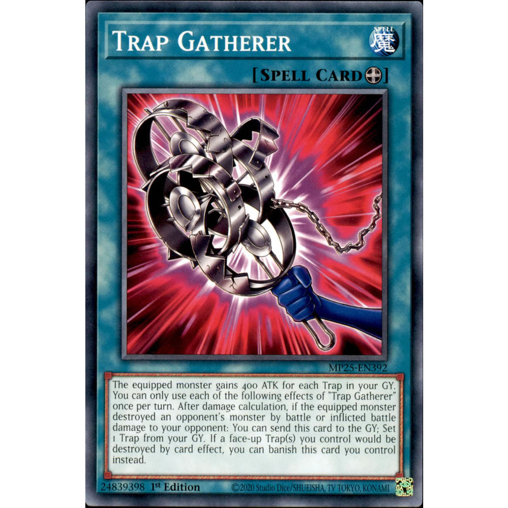 Trap Gatherer MP25-EN392 Yu-Gi-Oh! Card from the Mega Tin 2025 Mega Pack Set