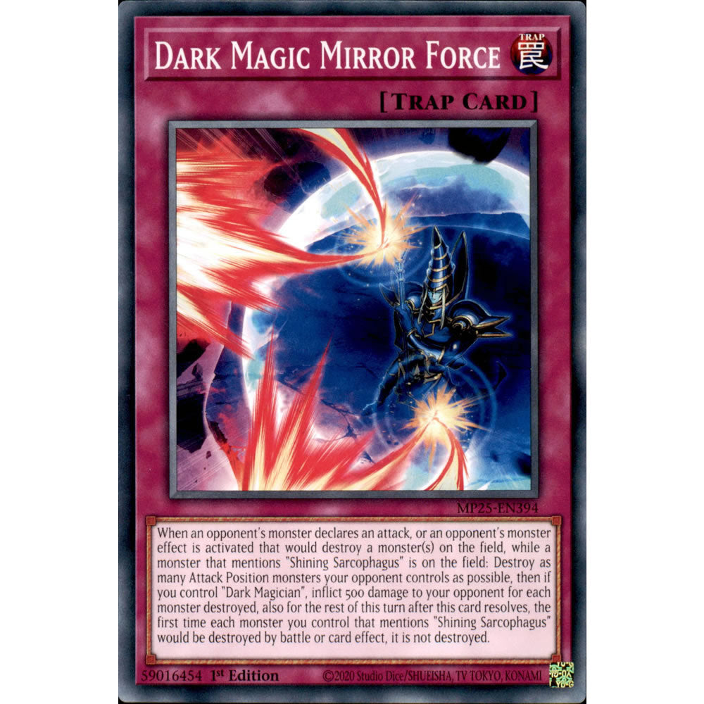 Dark Magic Mirror Force MP25-EN394 Yu-Gi-Oh! Card from the Mega Tin 2025 Mega Pack Set