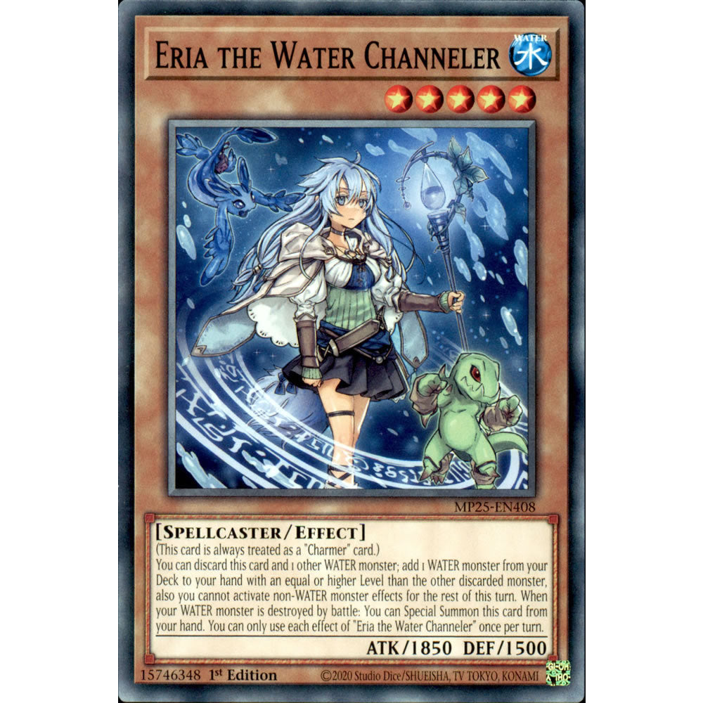 Eria the Water Channeler MP25-EN408 Yu-Gi-Oh! Card from the Mega Tin 2025 Mega Pack Set