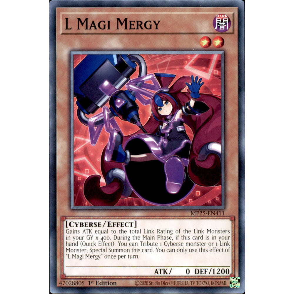 L Magi Mergy MP25-EN411 Yu-Gi-Oh! Card from the Mega Tin 2025 Mega Pack Set
