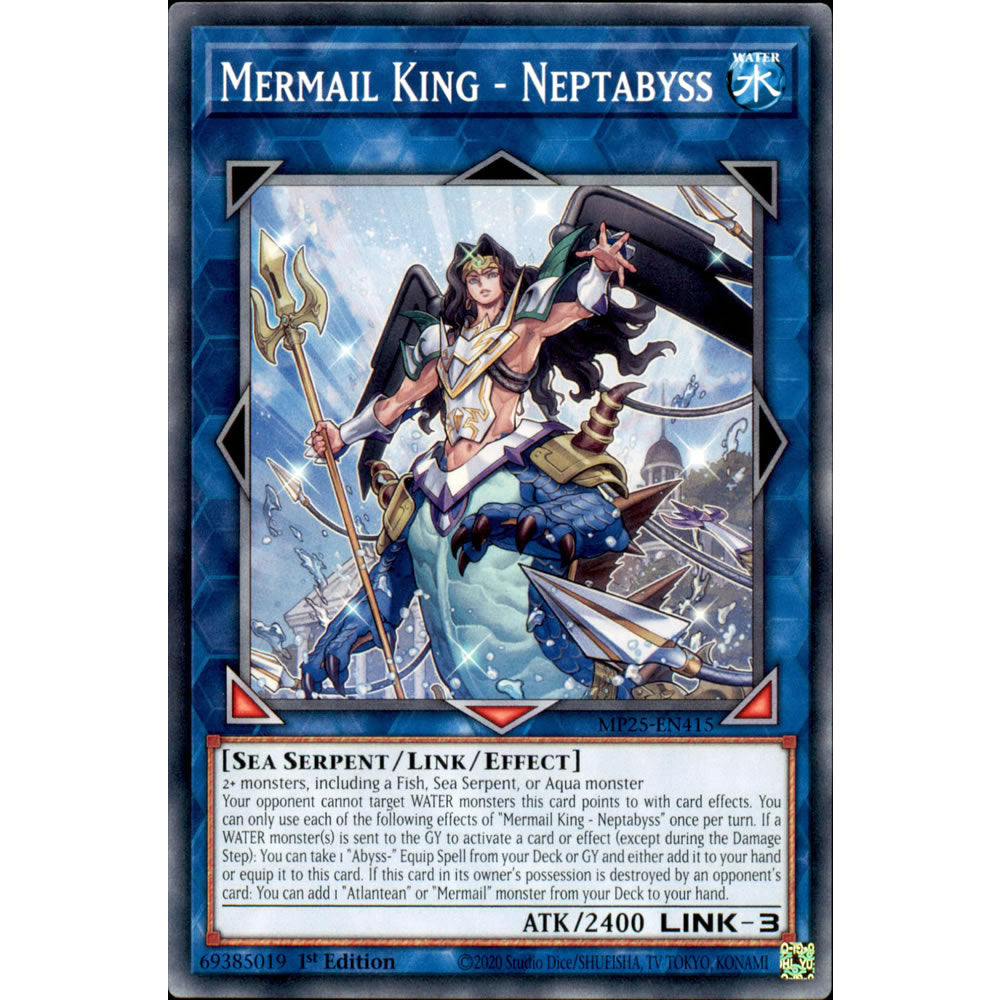 Mermail King - Neptabyss MP25-EN415 Yu-Gi-Oh! Card from the Mega Tin 2025 Mega Pack Set