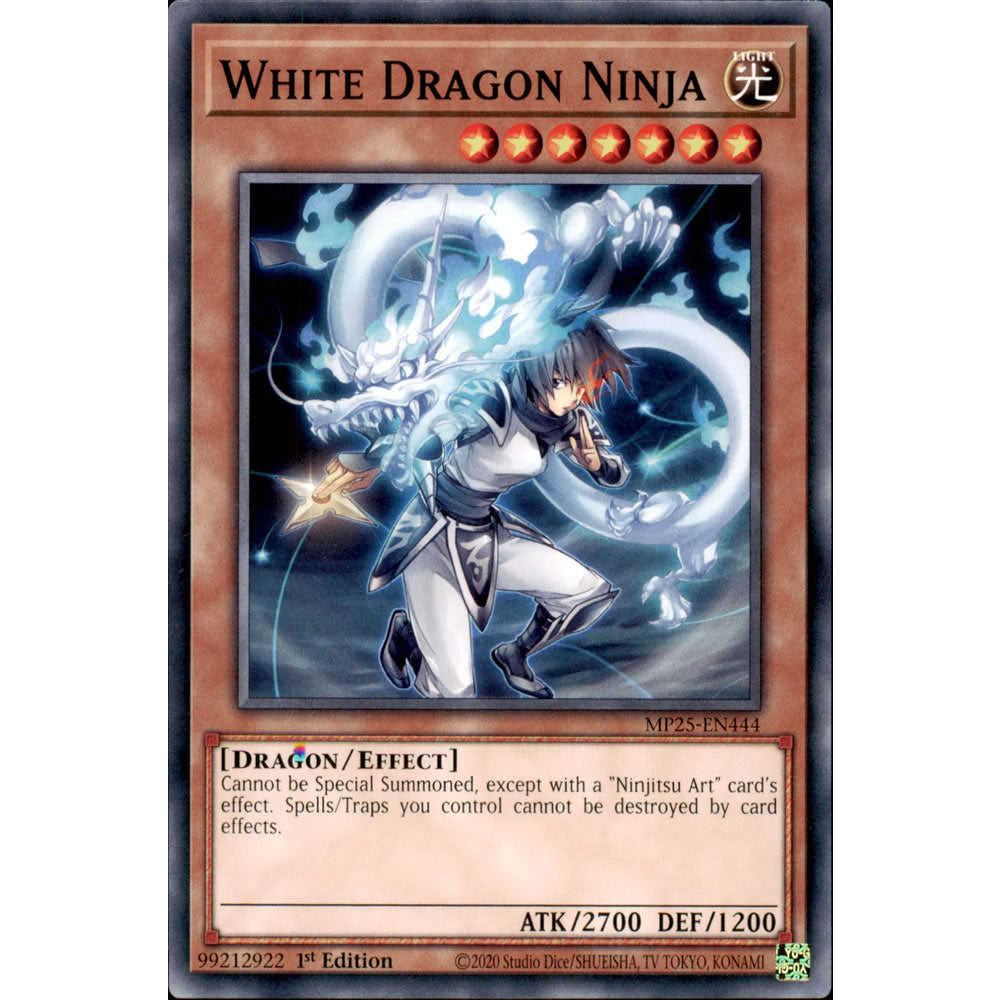 White Dragon Ninja MP25-EN444 Yu-Gi-Oh! Card from the Mega Tin 2025 Mega Pack Set