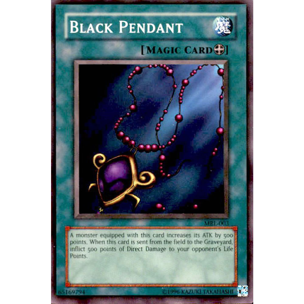 Black Pendant MRL-003 Yu-Gi-Oh! Card from the Magic Ruler Set
