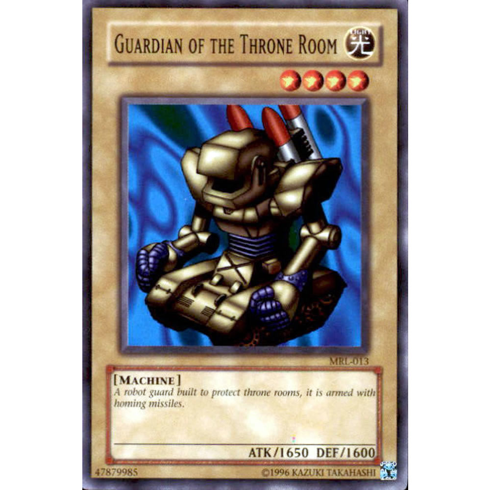 Guardian of the Throne Room MRL-013 Yu-Gi-Oh! Card from the Magic Ruler Set
