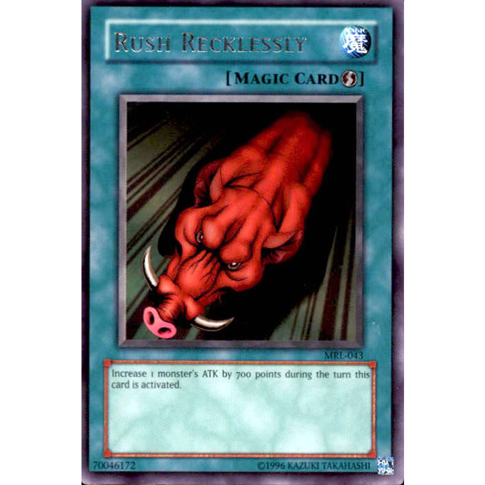 Rush Recklessly MRL-043 Yu-Gi-Oh! Card from the Magic Ruler Set