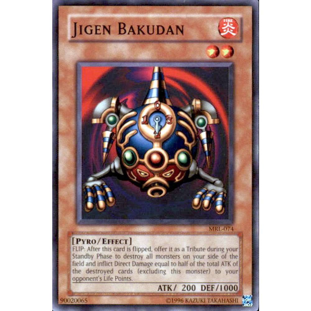 Jigen Bakudan MRL-074 Yu-Gi-Oh! Card from the Magic Ruler Set