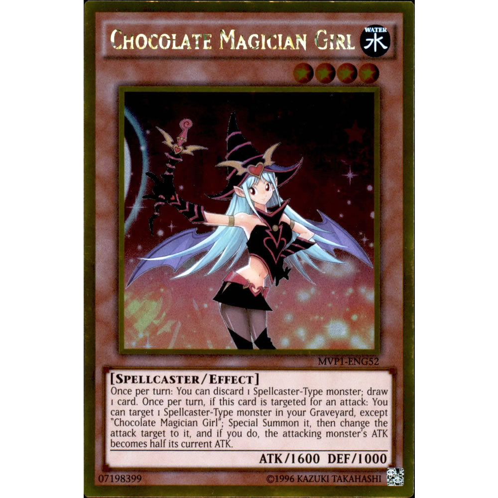 Chocolate Magician Girl MVP1-ENG52 Yu-Gi-Oh! Card from the The Dark Side of Dimensions Movie Gold Edition Set