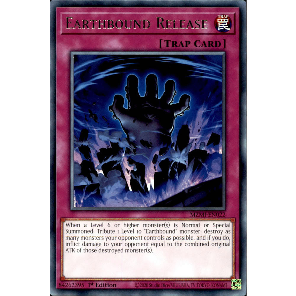 Earthbound Release MZMI-EN022 Yu-Gi-Oh! Card Earthbound Release MZMI-EN022 Yu-Gi-Oh! Card