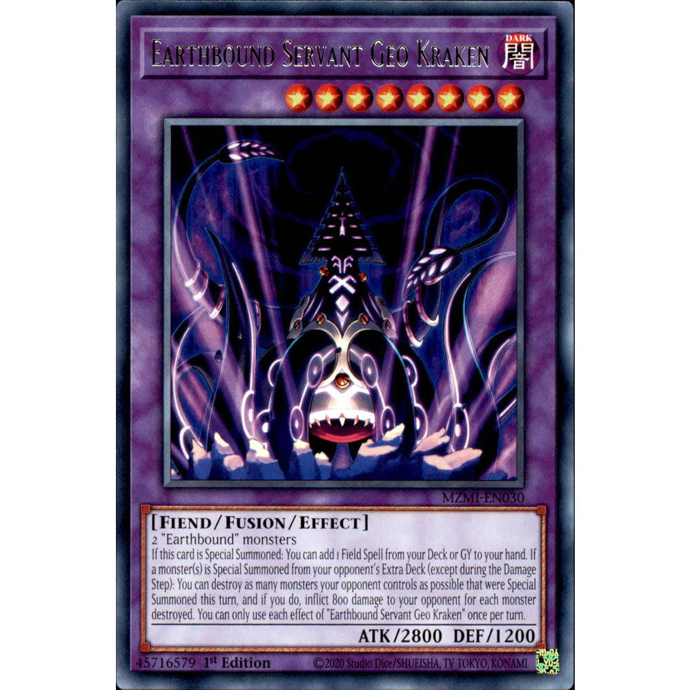 Earthbound Servant Geo Kraken MZMI-EN030 Yu-Gi-Oh! Card from the Maze of Millennia Set